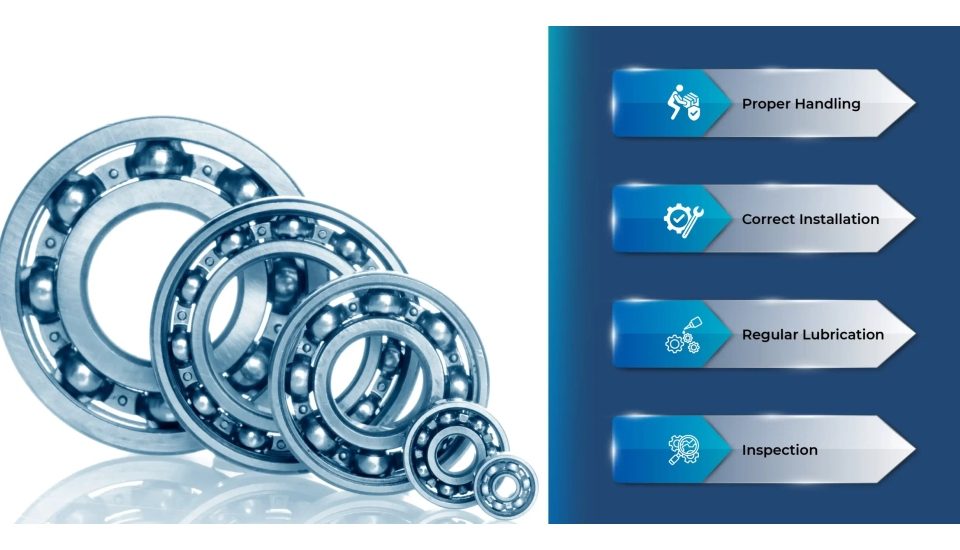 Heavy-duty mining bearings and industrial lubricants for crushers, conveyors and drilling machines.