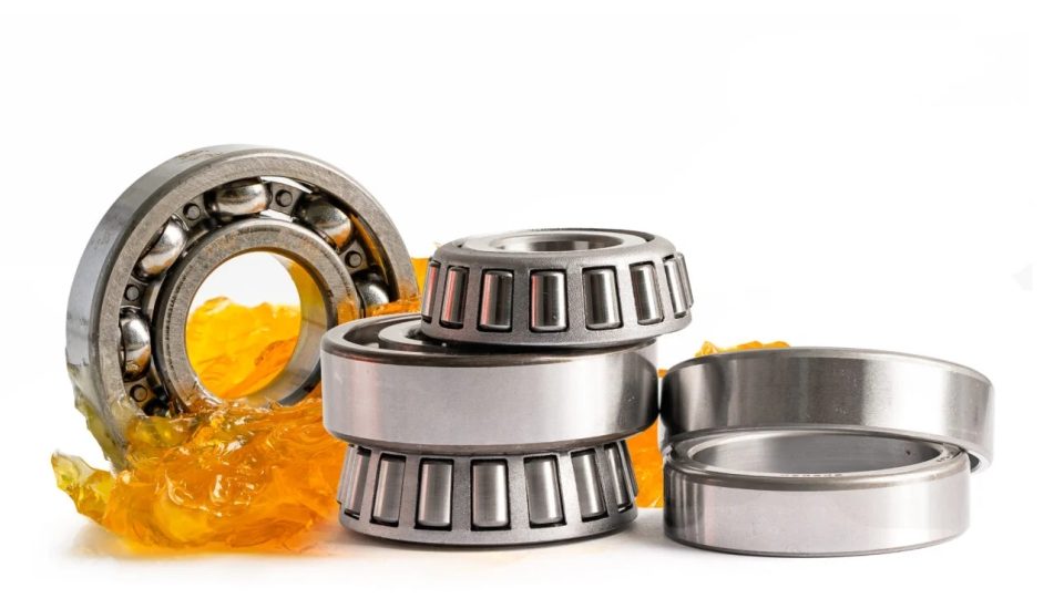 CNC machine with precision bearings, timing belts, and linear guideways for high-accuracy automation.