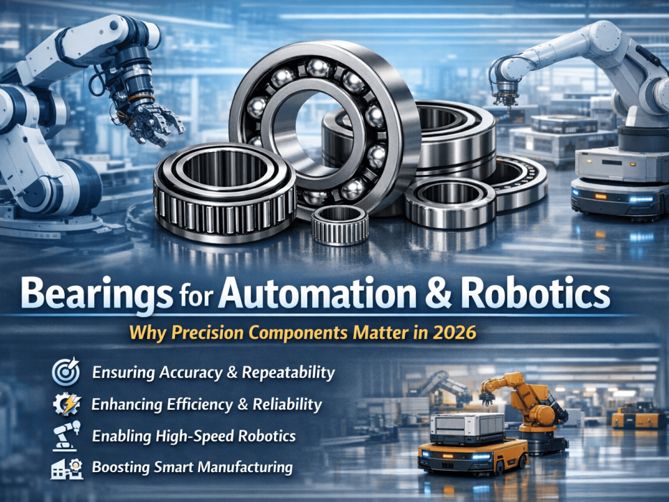Automation bearings and robotic linear guideways for precision manufacturing systems