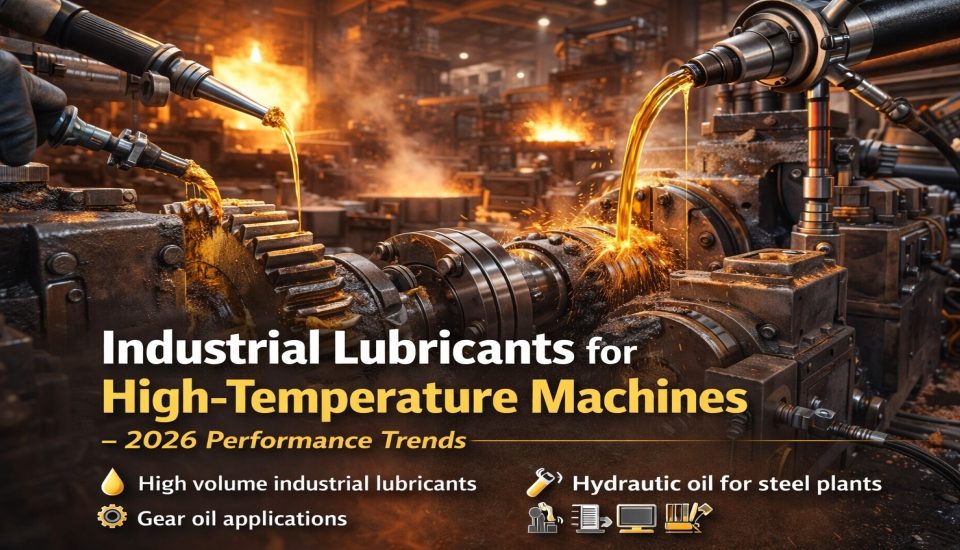 Industrial lubricants and gear oil applications for high-temperature machinery