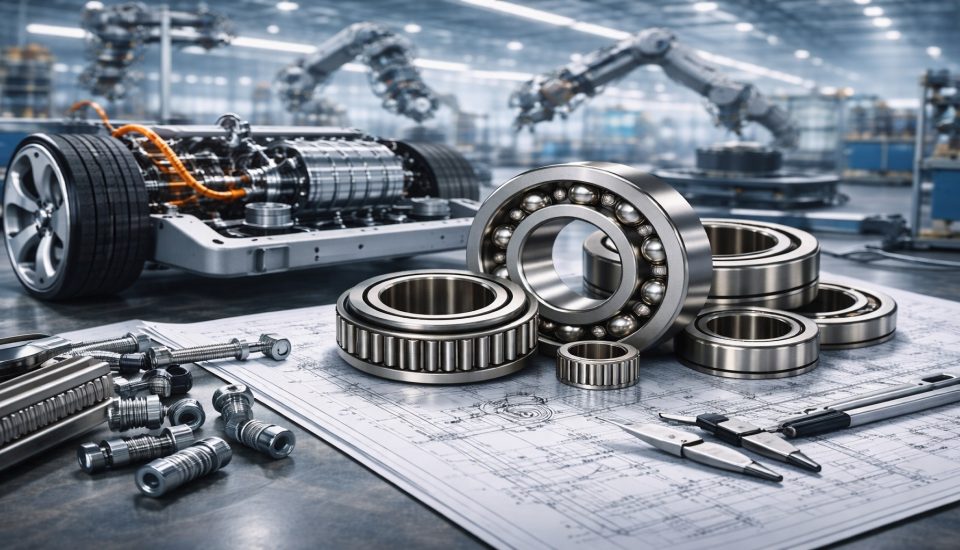 Automotive and EV manufacturing bearings for high-speed electric motors