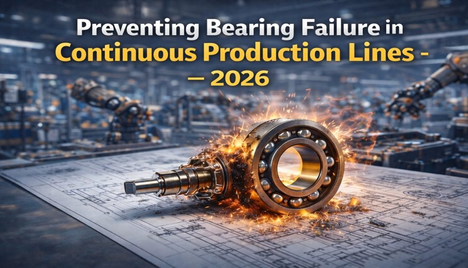 Preventing bearing failure in continuous production lines using predictive maintenance