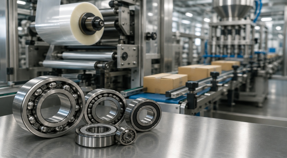 Industrial bearings Pune for packaging industry equipment and packaging machine applications