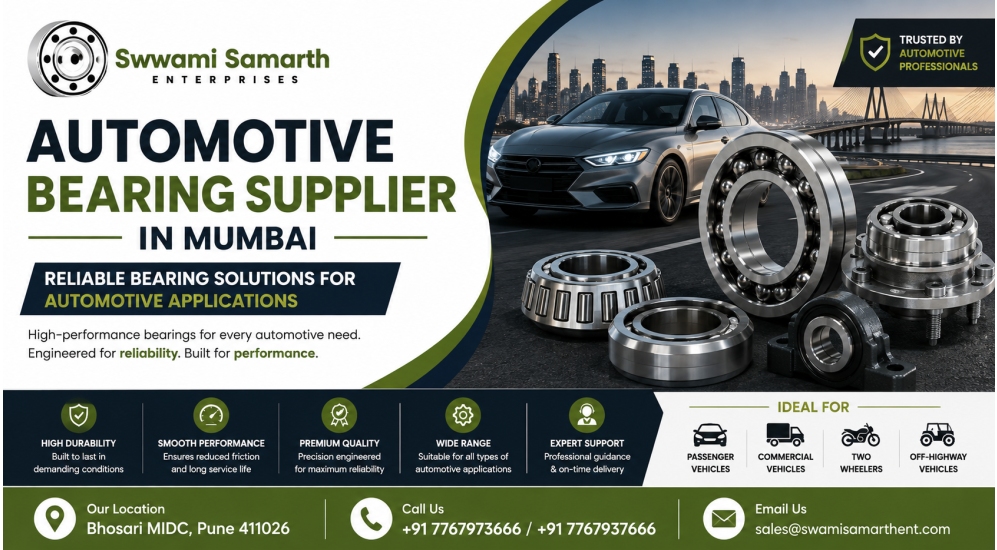 Automotive Bearing Supplier in Mumbai – Reliable Bearing Solutions for Automotive Applications